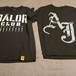 New WWE Finn Valor AJ Styles t shirts